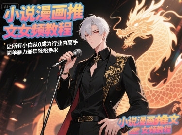 小说漫画推文女频教程，让所有小白从0成为行业内高手，简单暴力兼职轻松挣米-星宇网
