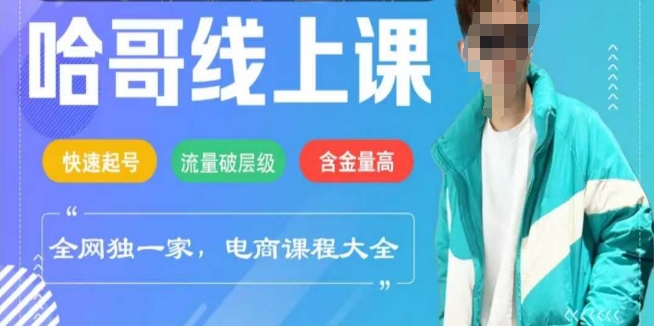 电商线上课程2025年，快速起号，流量破层级，这套方法起号率99%-星宇网