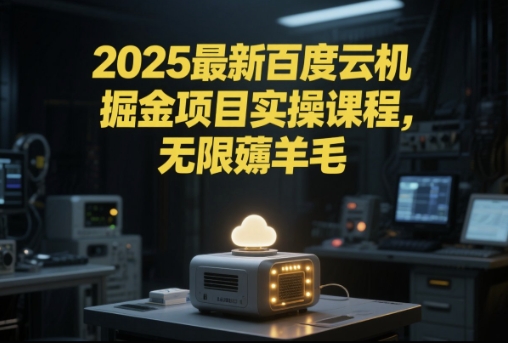 2025最新百度云机掘金项目实操课程单窗口保底5-10元月收益单窗口150+【揭秘】-星宇网