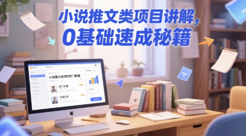小说推文类项目讲解，0 基础速成秘籍-星宇网