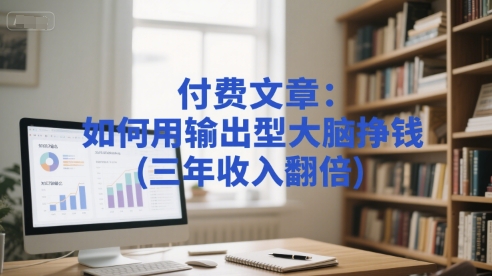 付费文章：如何用输出型大脑挣钱(三年收入翻倍)-星宇网